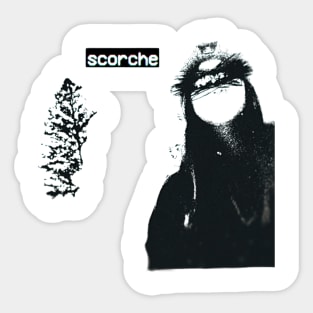 Scorche Self Titled Album Cover Art Sticker